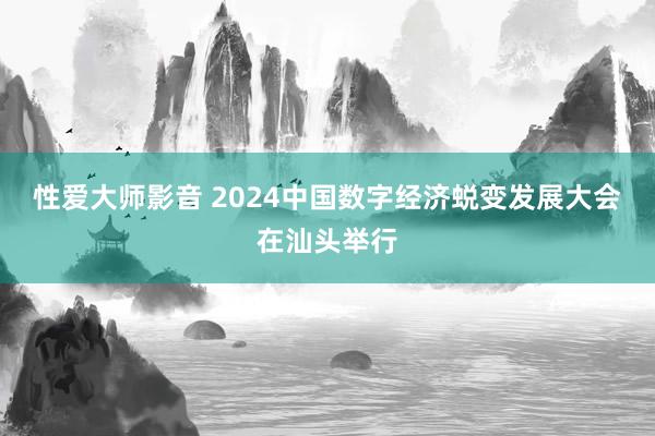 性爱大师影音 2024中国数字经济蜕变发展大会在汕头举行