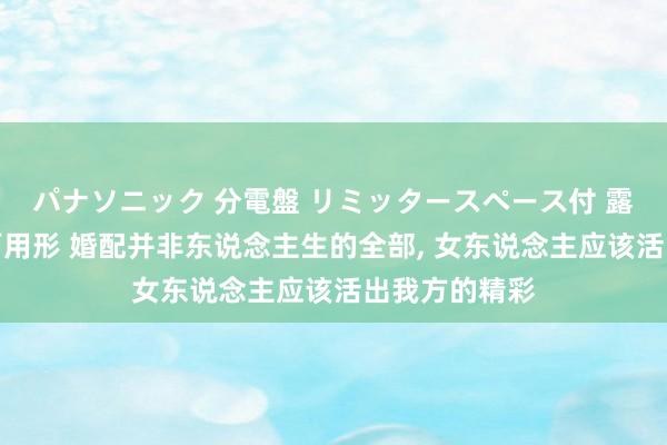 パナソニック 分電盤 リミッタースペース付 露出・半埋込両用形 婚配并非东说念主生的全部， 女东说念主应该活出我方的精彩