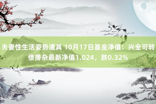 夫妻性生活姿势道具 10月17日基金净值：兴全可转债搀杂最新净值1.024，跌0.32%