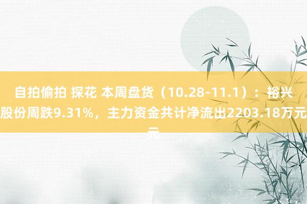 自拍偷拍 探花 本周盘货（10.28-11.1）：裕兴股份周跌9.31%，主力资金共计净流出2203.18万元