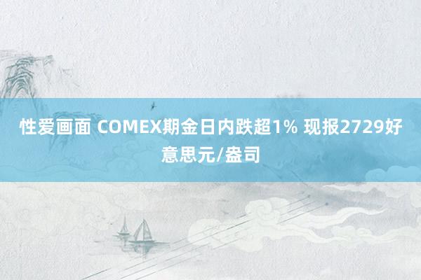 性爱画面 COMEX期金日内跌超1% 现报2729好意思元/盎司