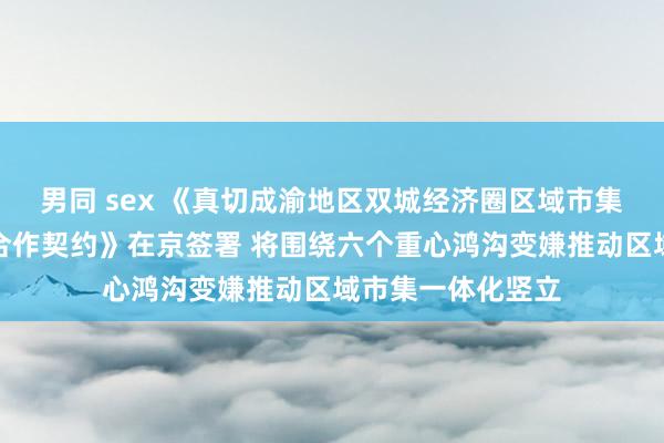 男同 sex 《真切成渝地区双城经济圈区域市集一体化商务发展合作契约》在京签署 将围绕六个重心鸿沟变嫌推动区域市集一体化竖立