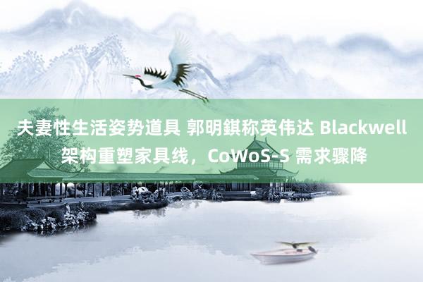 夫妻性生活姿势道具 郭明錤称英伟达 Blackwell 架构重塑家具线，CoWoS-S 需求骤降